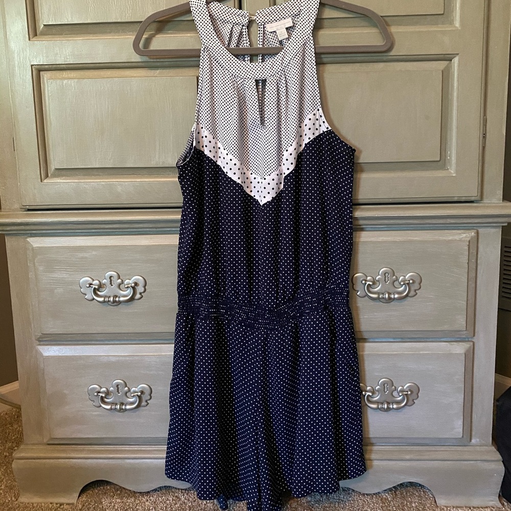 Navy Blue Romper